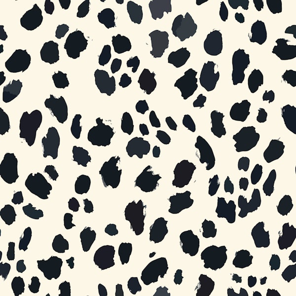 Black and White Leopard Spots
