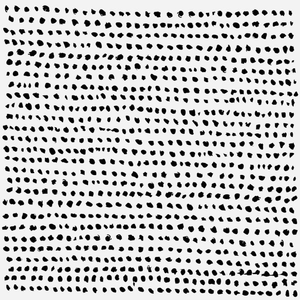 Black and White Dotscape horizontal