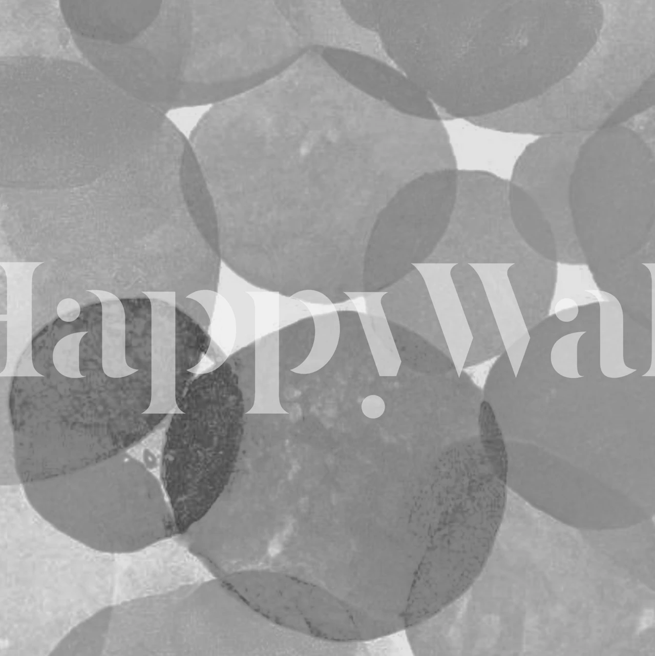 Abstract gray bubble pattern wallpaper in various sizes