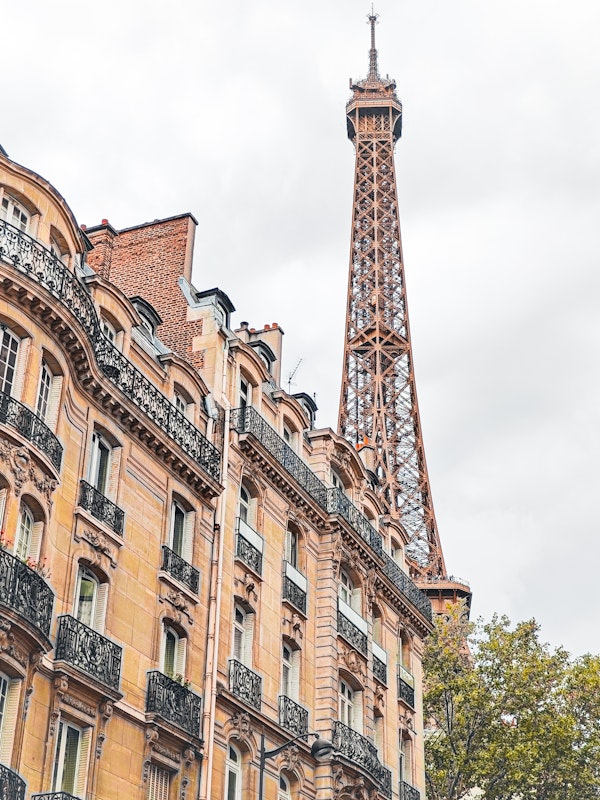 Eiffel View from the Streets