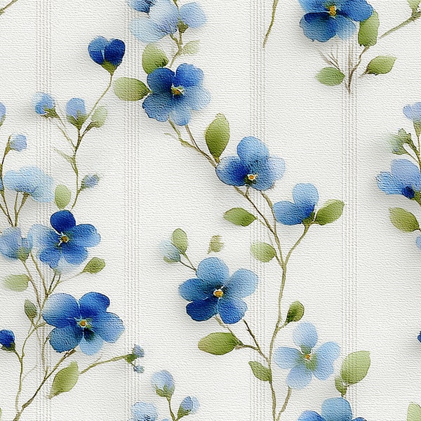 Delicate Blue Blossoms