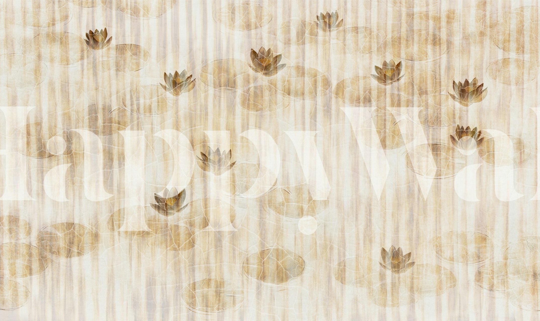 Bright White Lotus Painting huoneessa