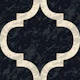 Moroccan Ogee - Ink Black