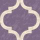 Moroccan Ogee - Grey Purple