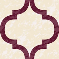Light Moroccan Ogee - Cabernet Red ταπετσαρία