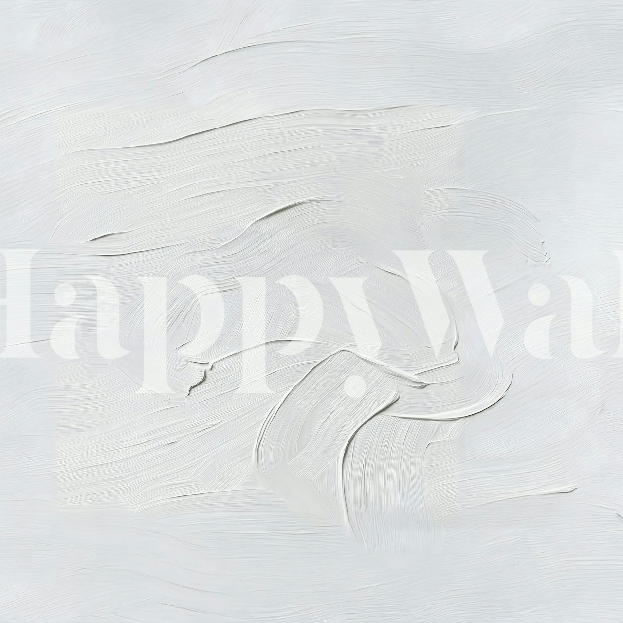 Abstract white brush stroke design wallpaper