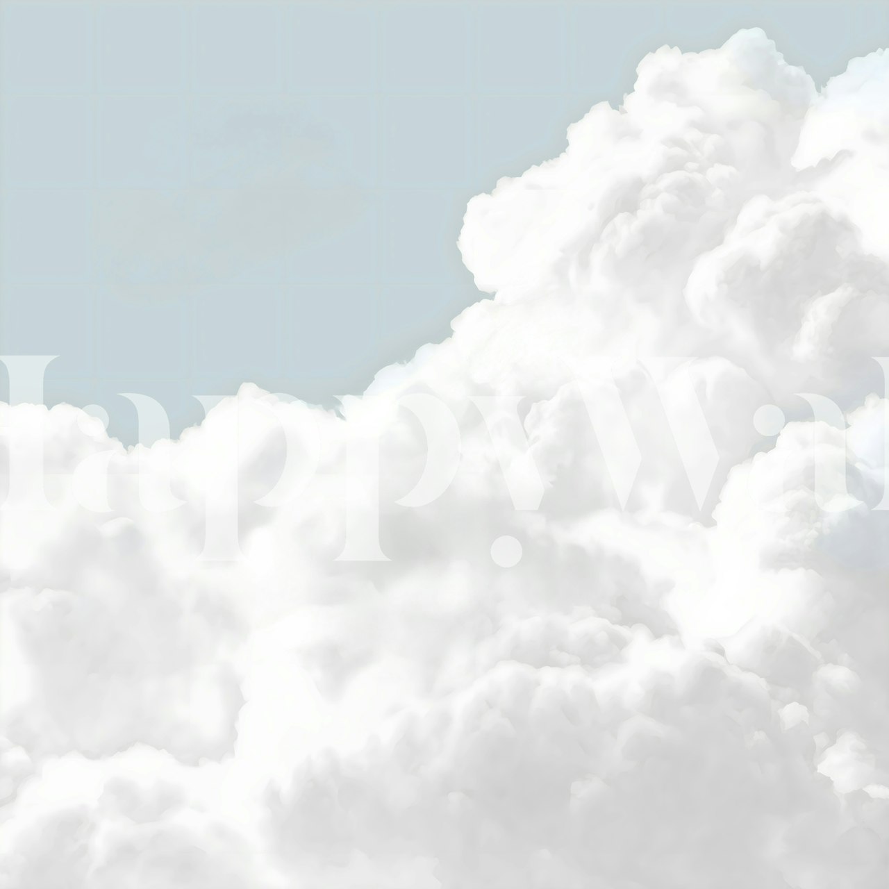 Dreamy Clouds Serenade tapeta u sobi