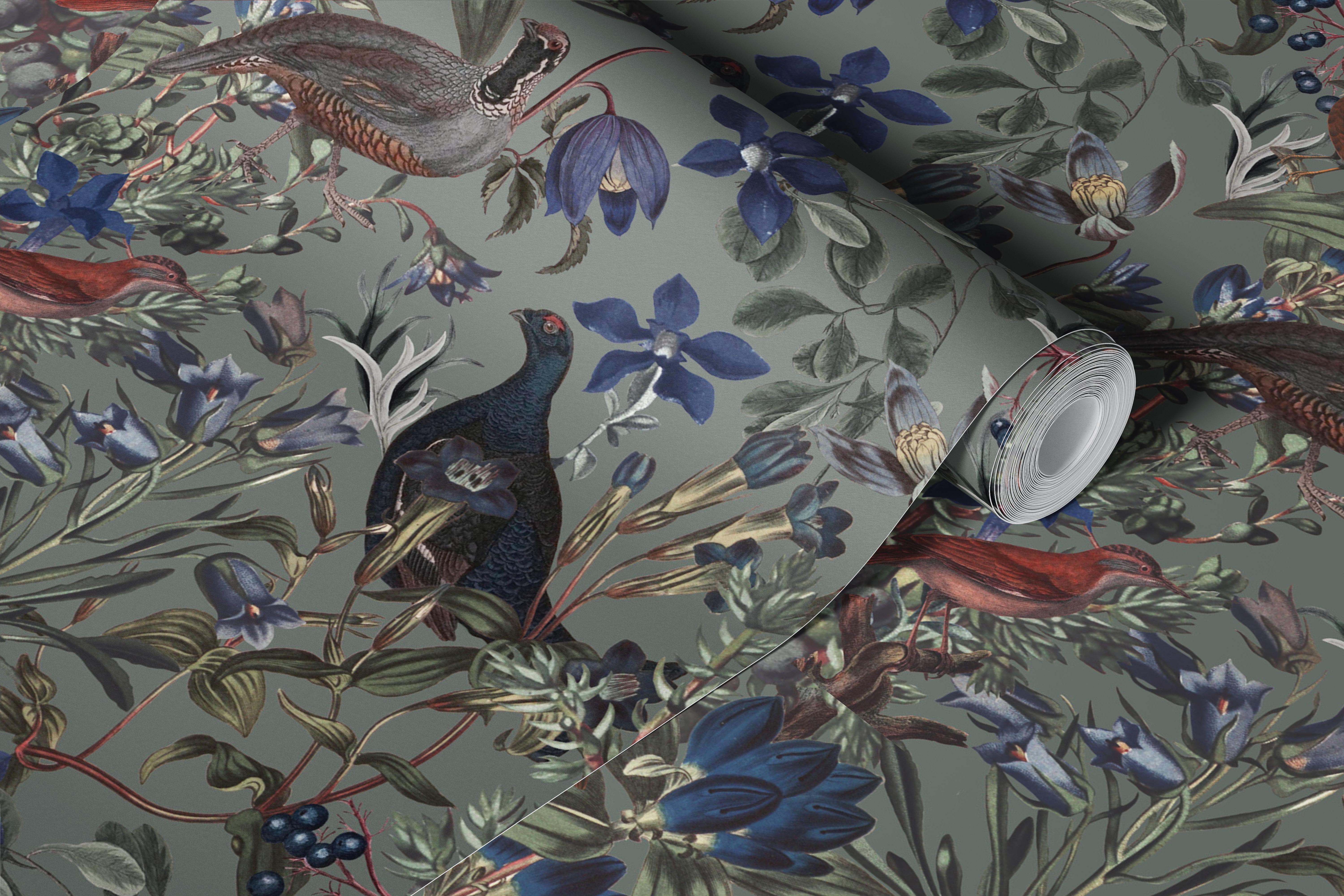 Ταπετσαρία Country Estate με λουλουδάτο σχέδιο