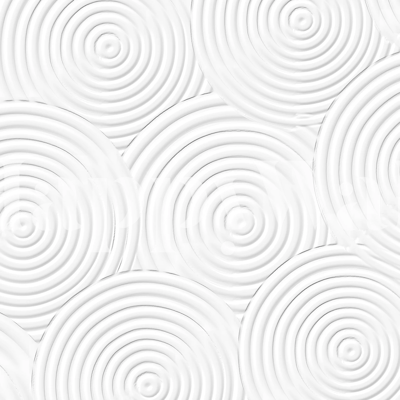 Papel pintado Minimalist Circle Vibes en una habitación