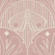Boho Art Nouveau Butterfly Dusty Rose