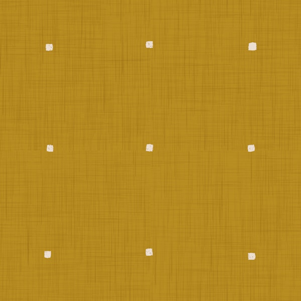 Minimal Rustic Squares Mustard Gold
