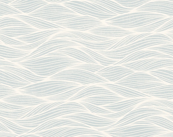 serene waves - light grey mint