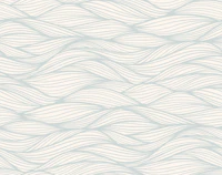 serene waves - light grey mint lines tapete
