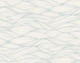 serene waves - light grey mint lines