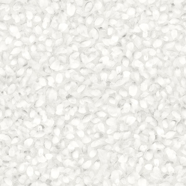 Tiny leaves abstract neutral warm grey white