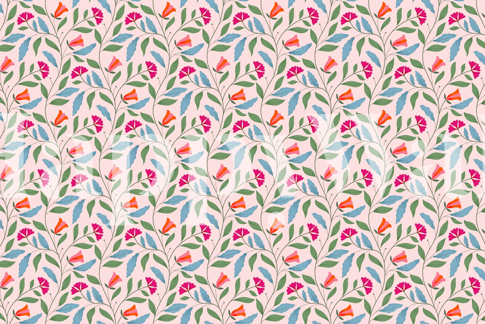 Floral Play - Wzór inspirowany vintage