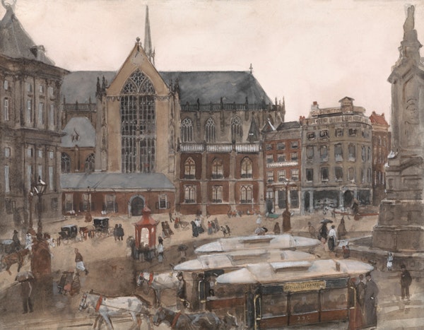 Old Amsterdam Watercolor