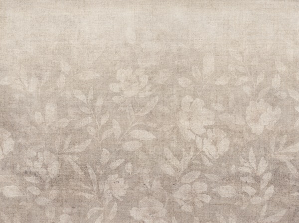 Subtle blooms neutral beige brown