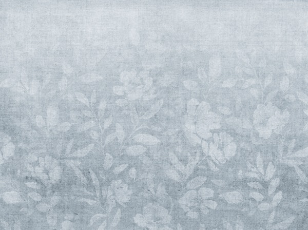 Subtle blooms grey blue