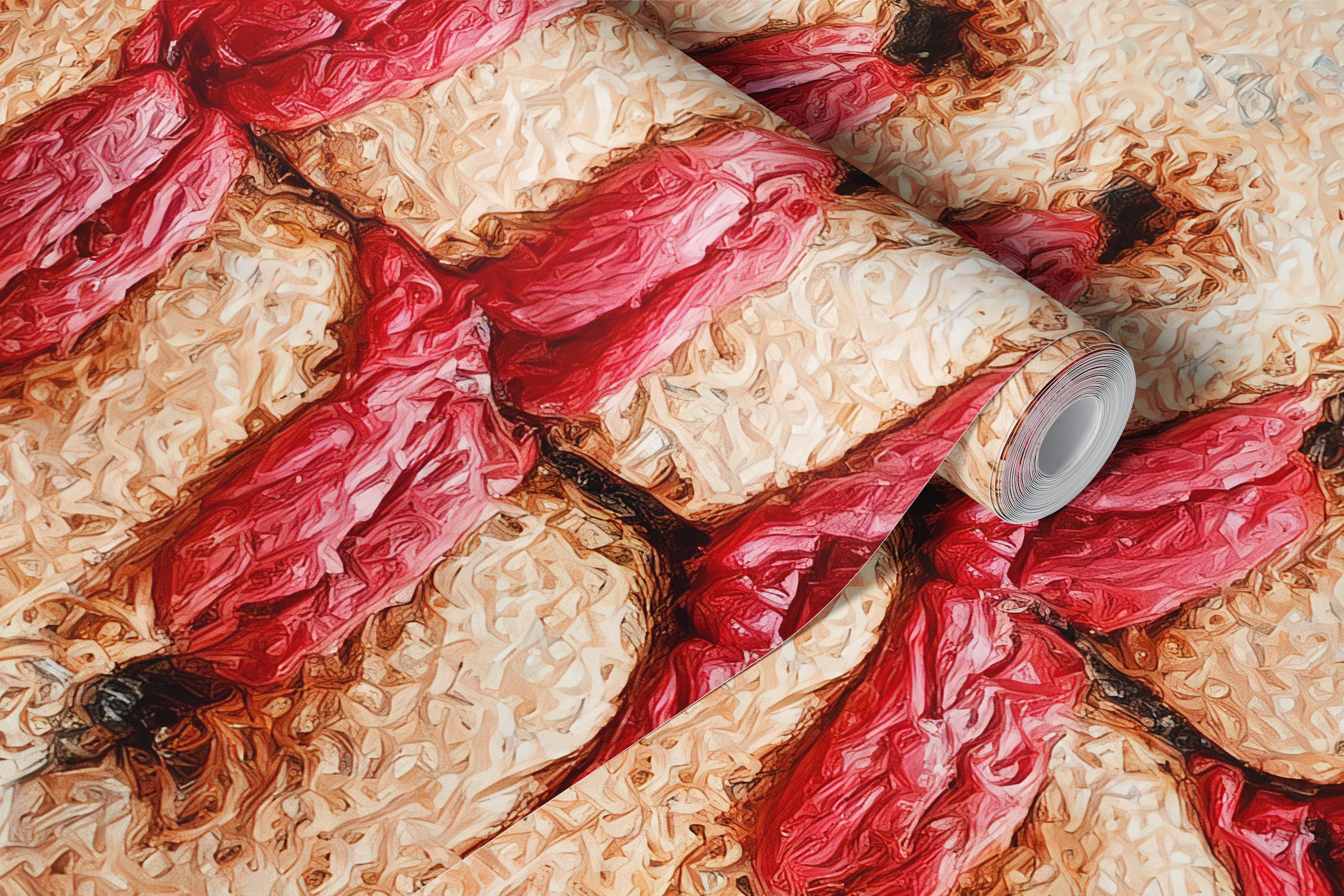 Close-Up ενός μοτίβου ραφής μπέιζμπολ σε ένα δωμάτιο