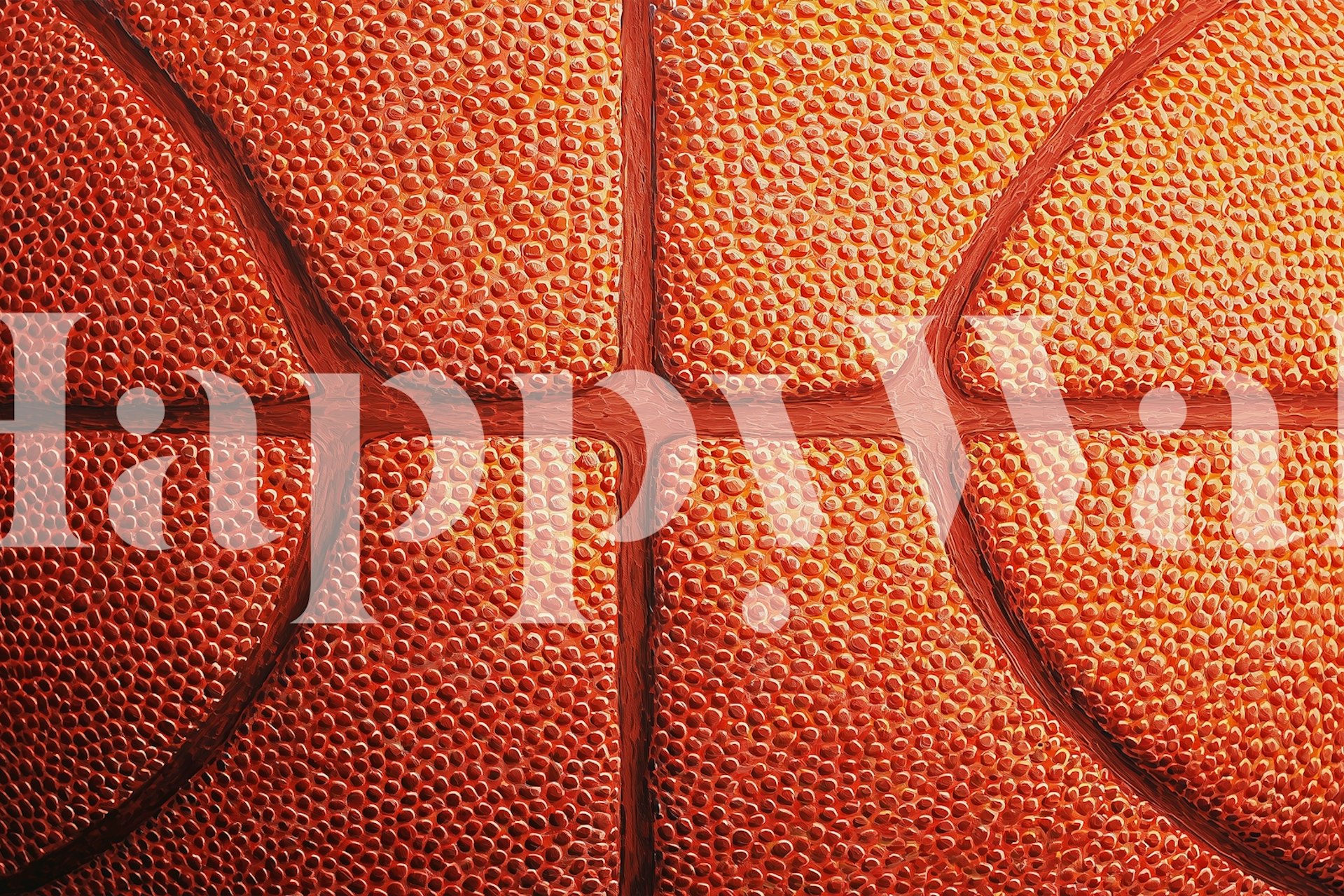 Close-Up of a Basketball Surface design