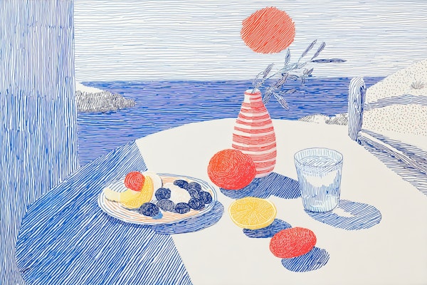 Coastal Sunset Still Life