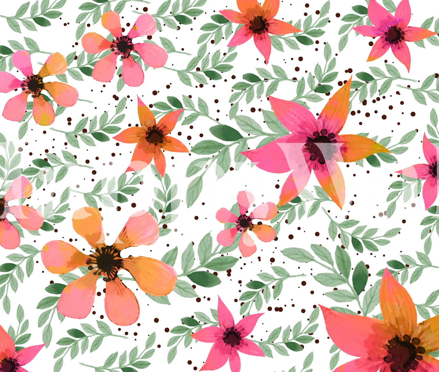 Tapeta Autumn Flora s barevnými květinami