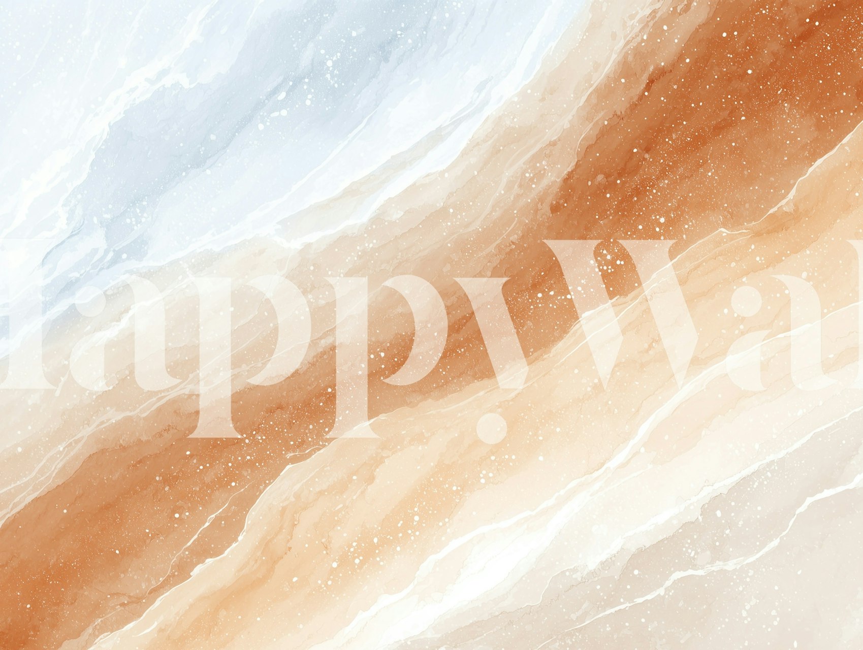 Earthly Tones Harmony-tapet i ett rum