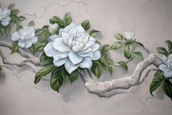 Tranquil White Blooms