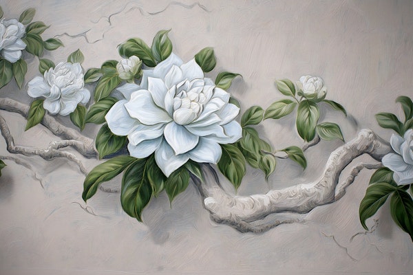 Tranquil White Blooms