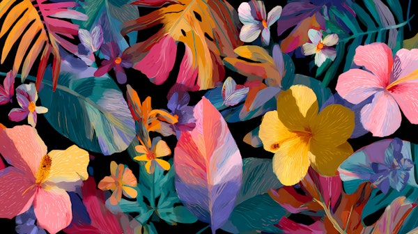 Exotic Floral Paradise