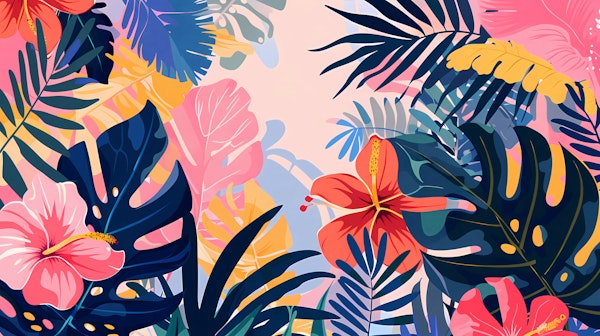 Colorful Flora Paradise