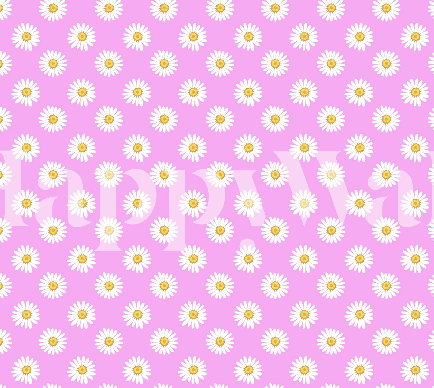 Tapeta Daisy Meadow Pink v pokoji