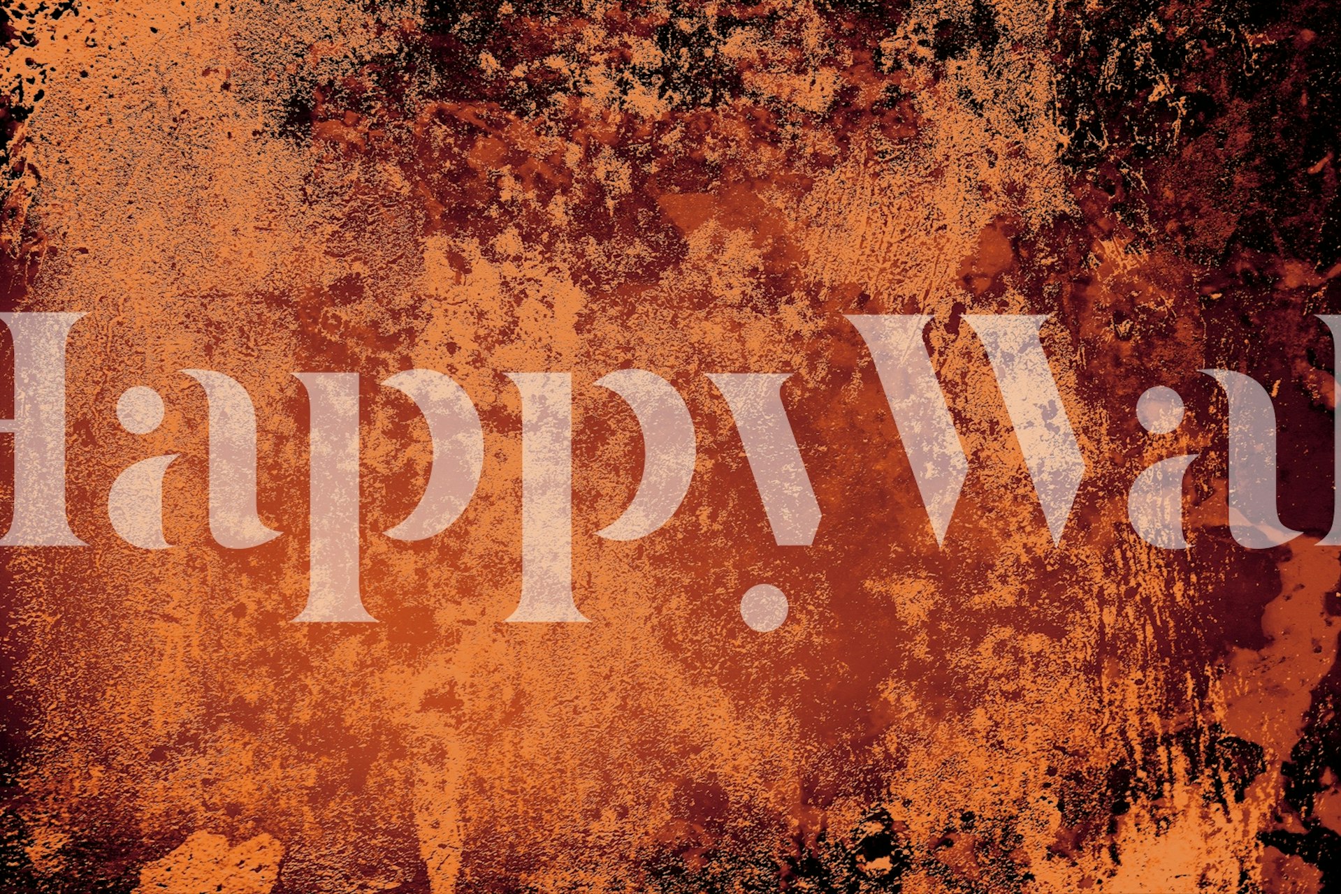 Concrete texture wallpaper i rust orange och svart