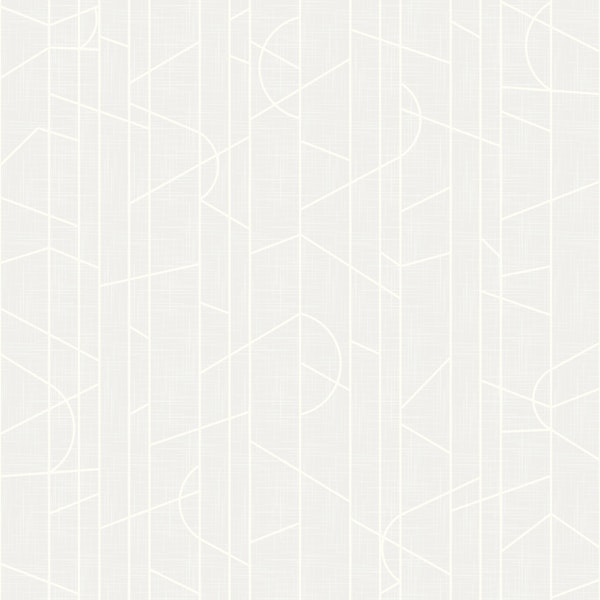 Elegant Lines Decor - Cloud Dancer Canvas