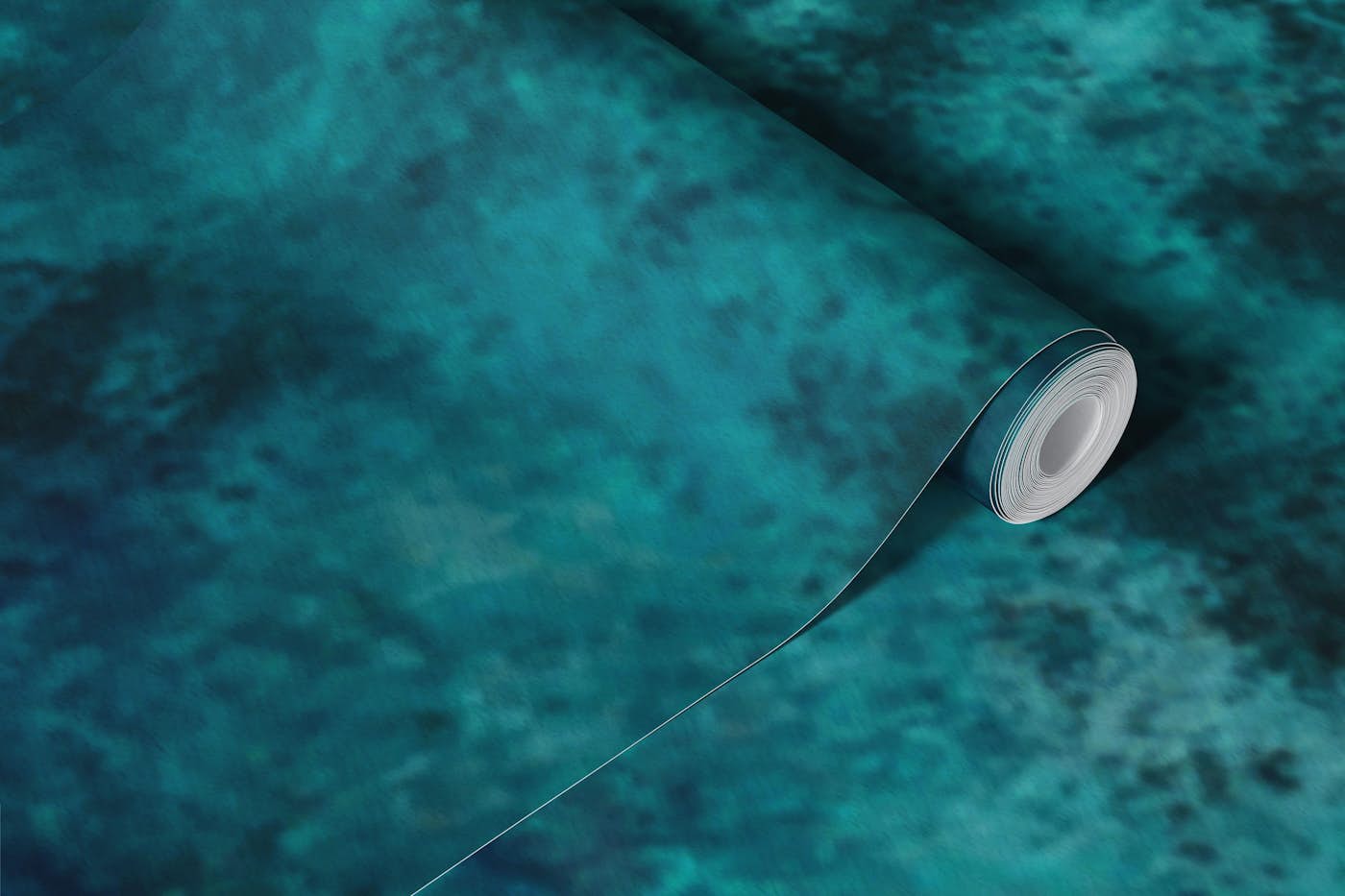 Subtle Emerald Texture Dark Teal wallpaper roll