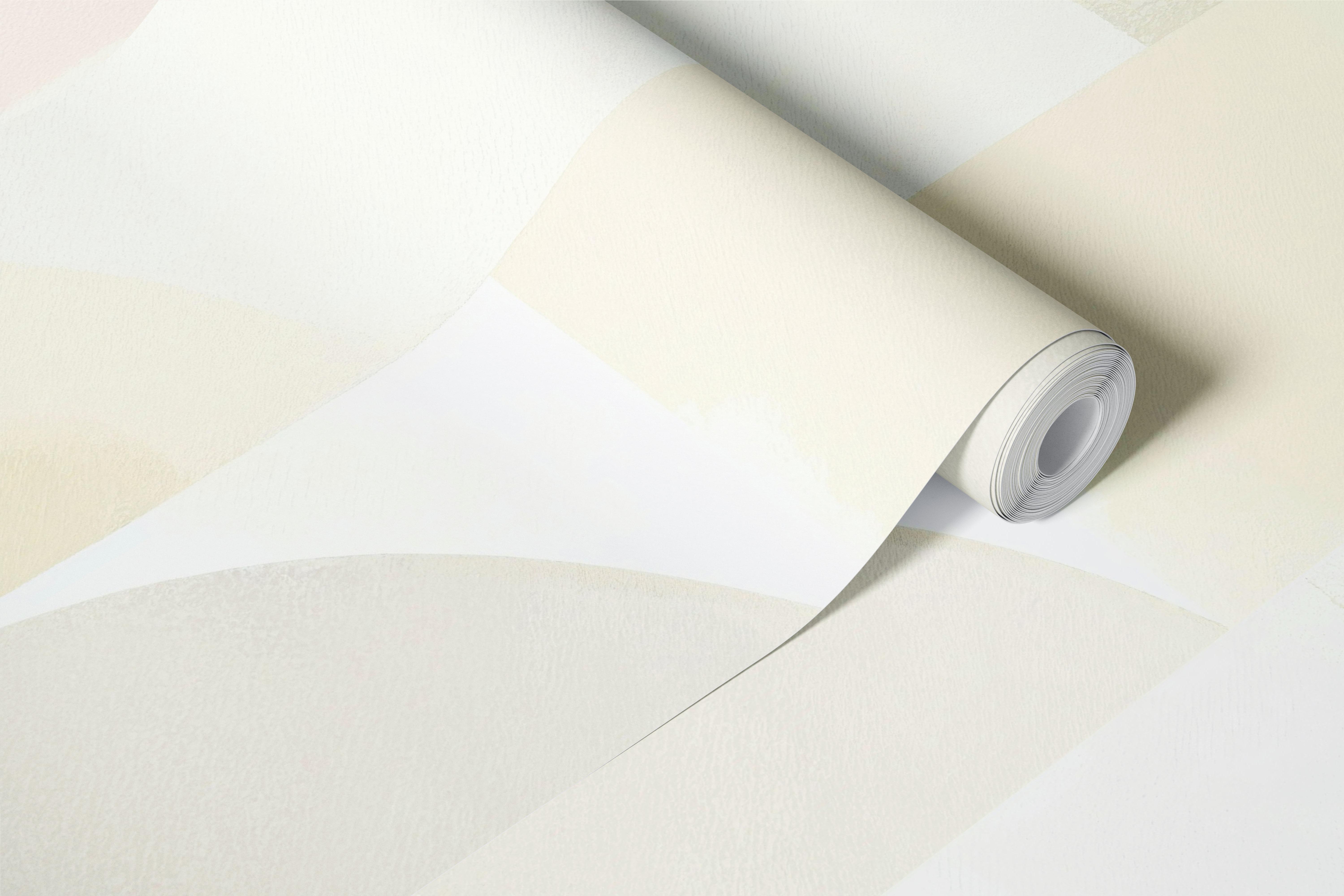 Soft Geometric Harmony tapet i et rom