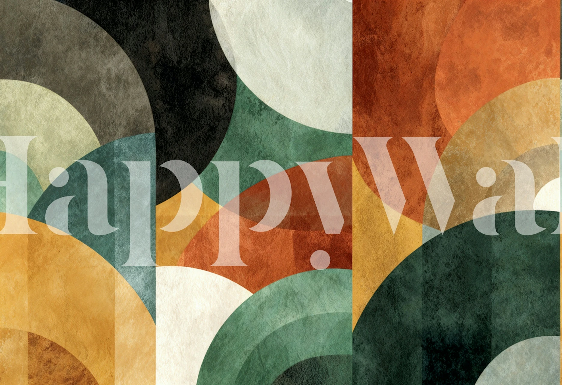 Tapeta Rustic Arc Symphony v živém pokoji