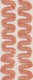 Terracotta Wiggly Stripes Wavy Paint Lines