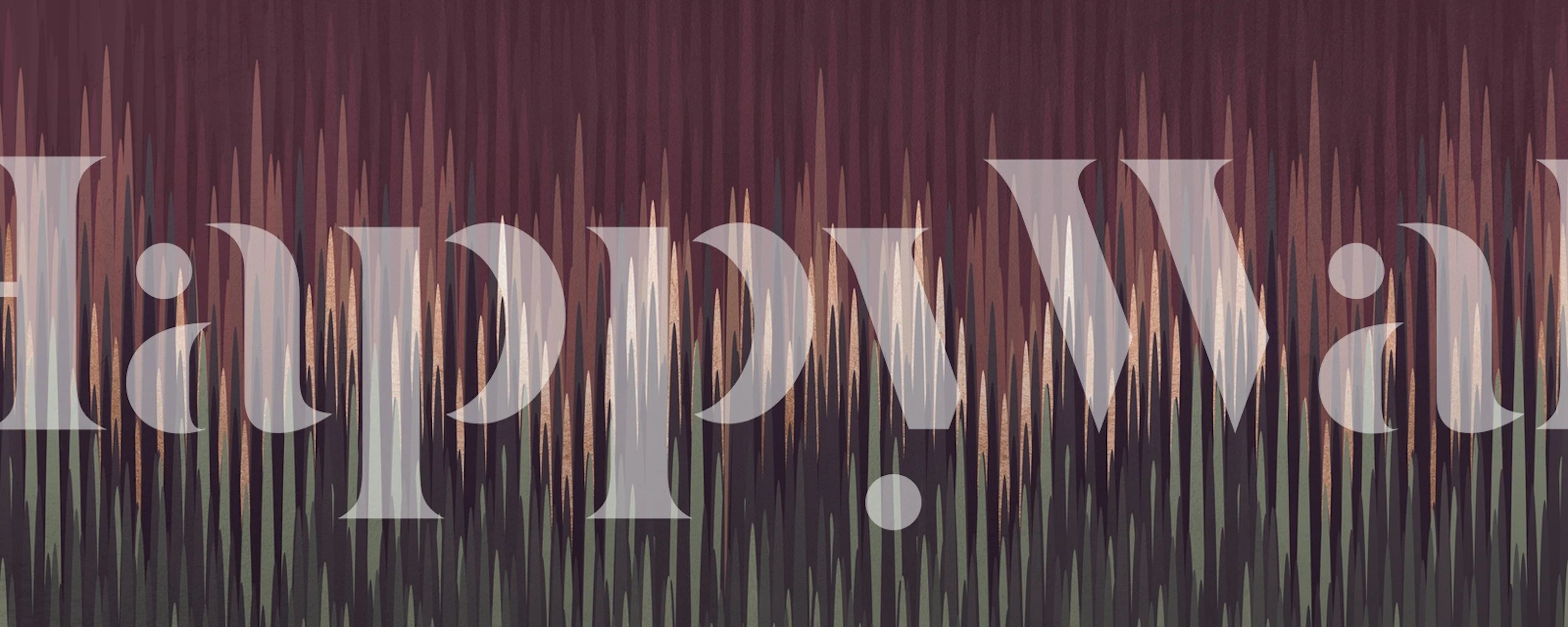 Papier peint Geometric Wave dans une pièce élégante