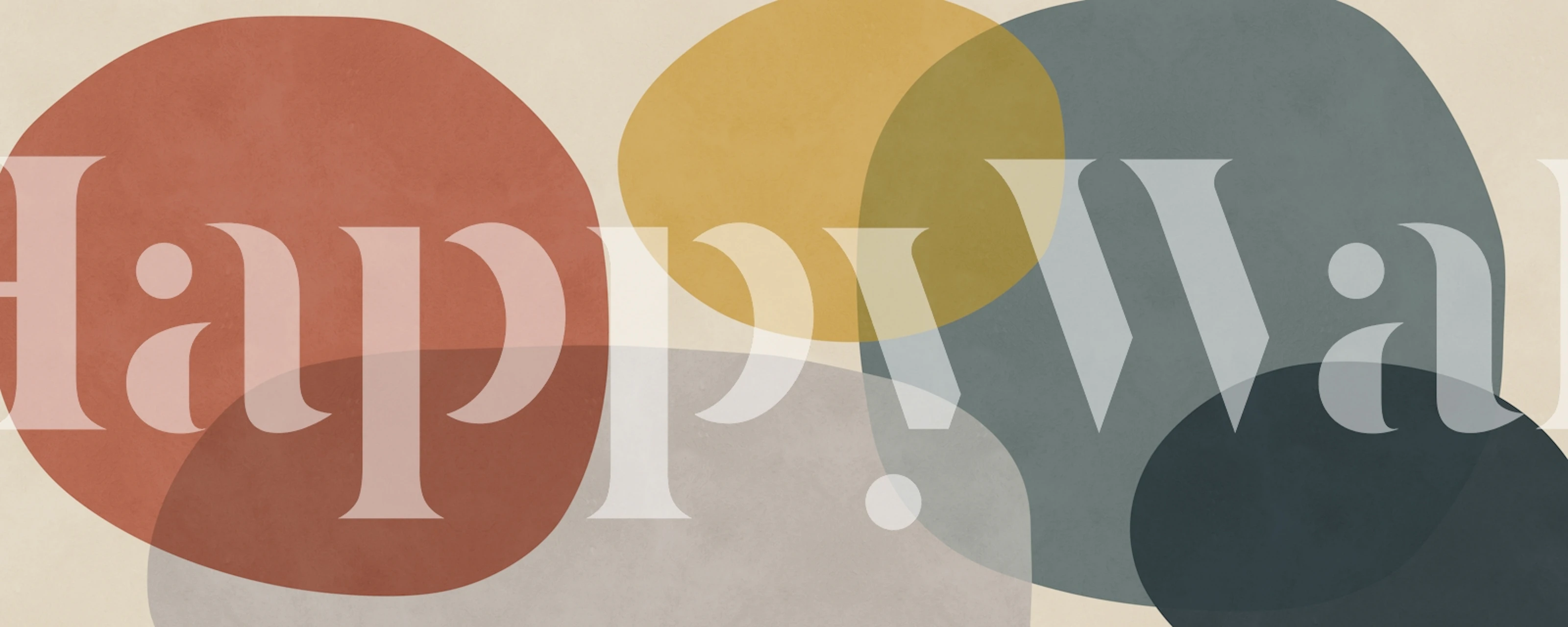 Muted Tones Blend wallpaper in a room