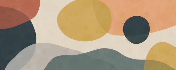 Abstract Earthy Tones Canvas