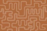 Curved Lines Terracotta tapete