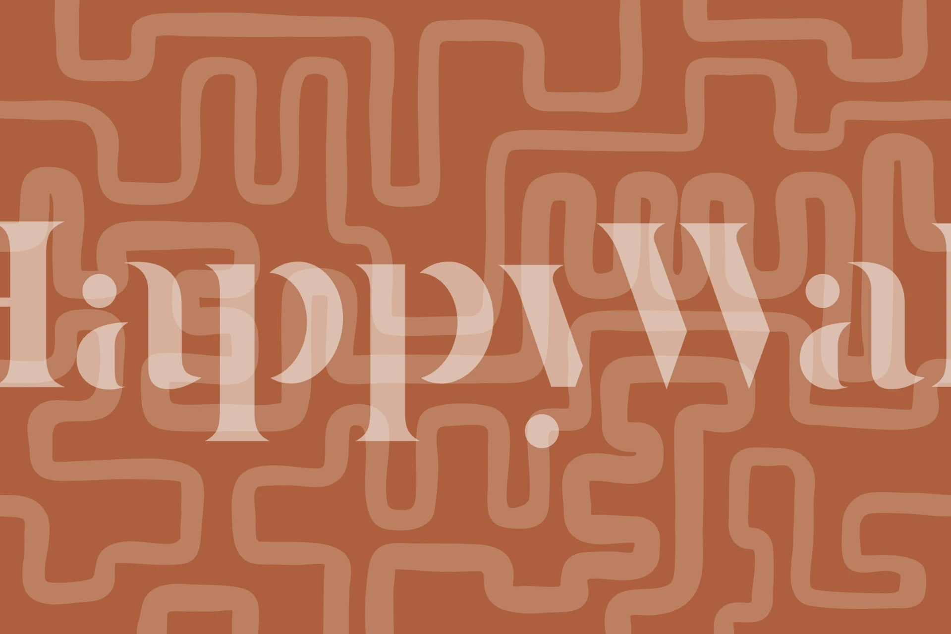 Curved Lines Brick wallpaper in a stylish room