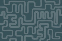 Curved Lines Teal tapete