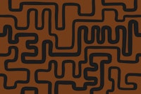 Curved Lines Chocolate tapete