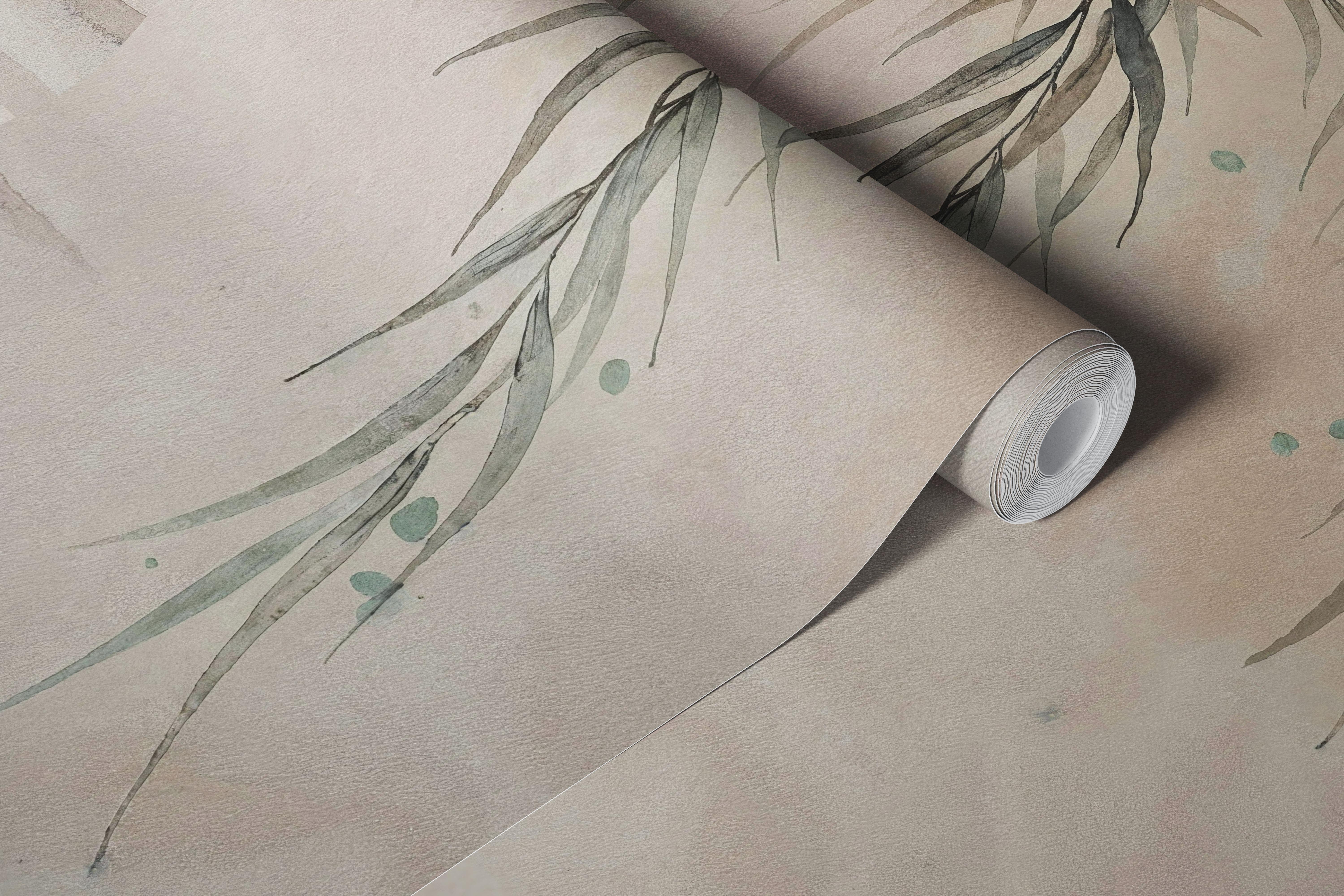 Peaceful Mountain View tapet i et rum