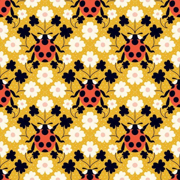 Floral Ladybug Haven