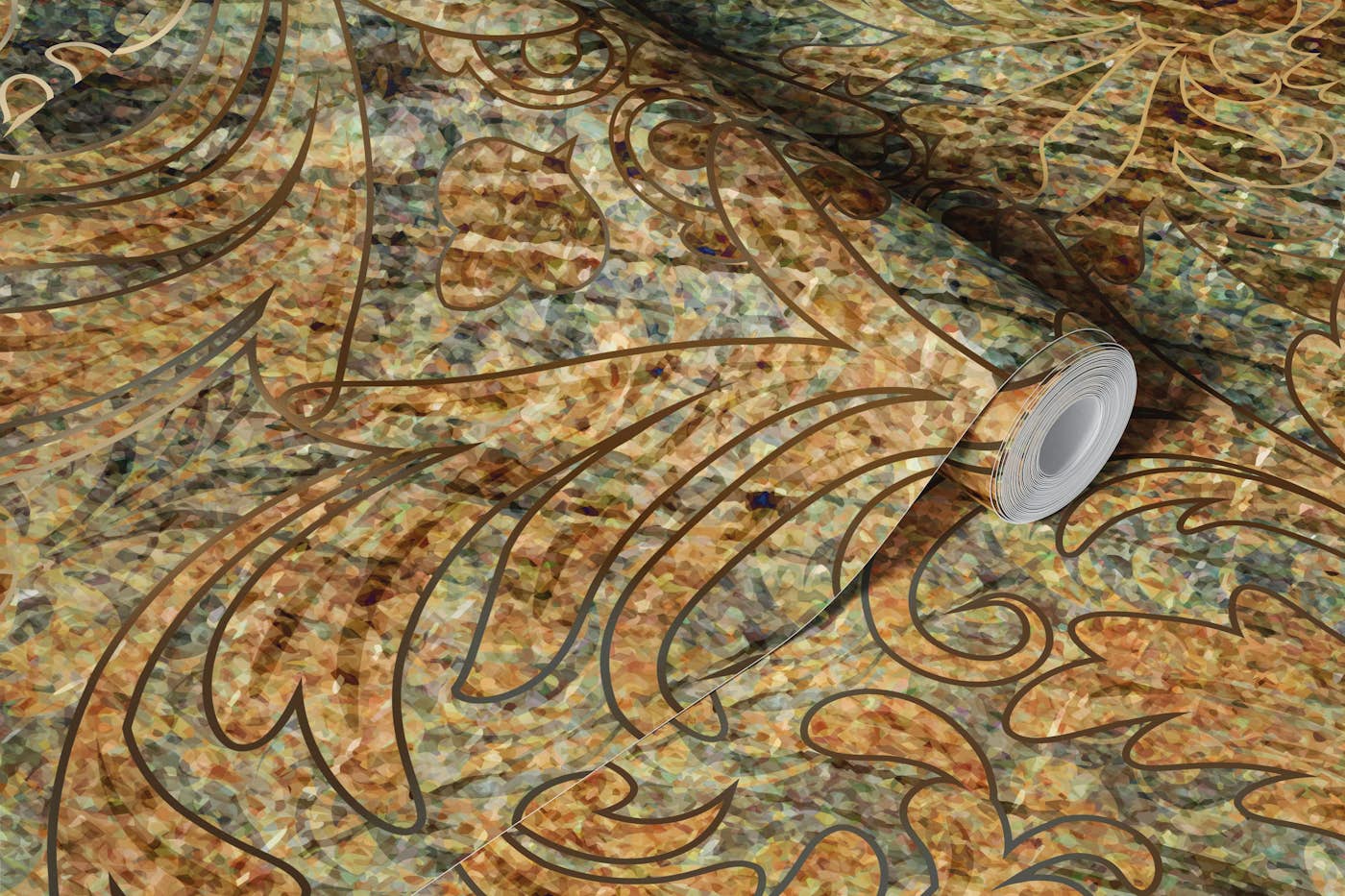 Vintage Baroque Tapestry wallpaper roll