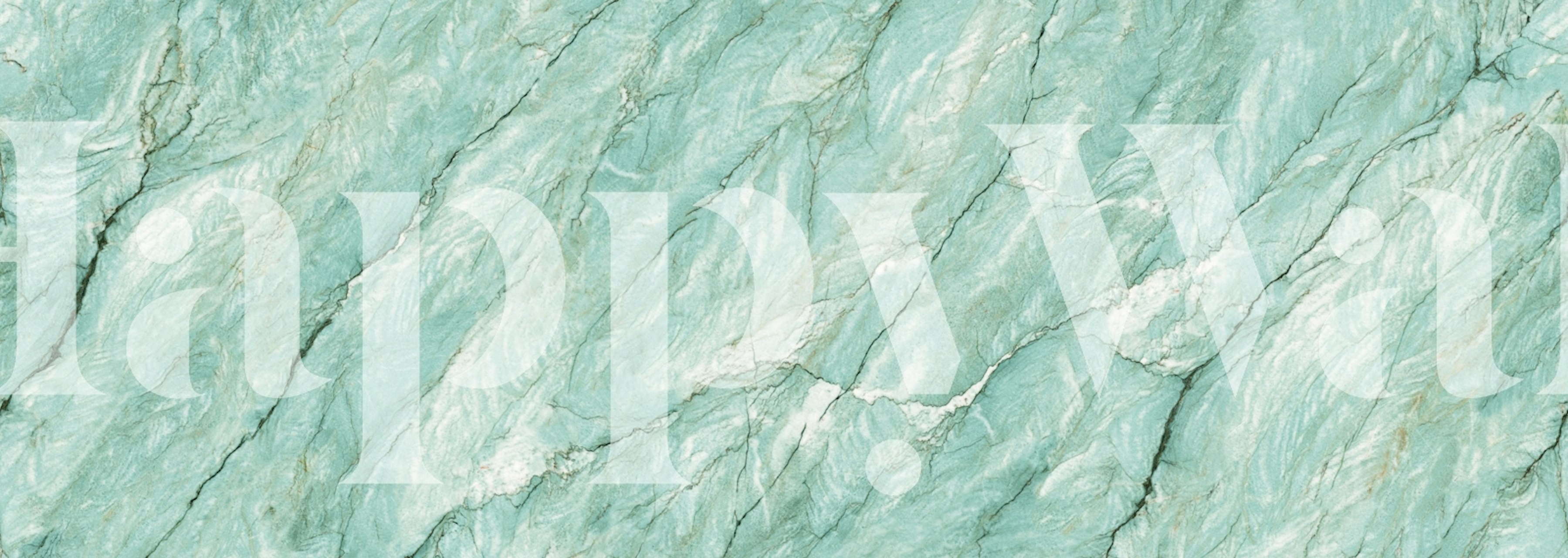 Natural Green Stone Tille tapetti huoneessa